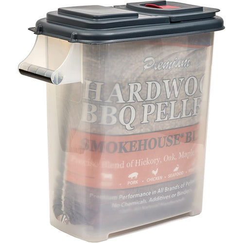 Made in the USA 40lb BPA-Free Food-Safe Pellet and Multi-Use Stackable Storage Dispenser