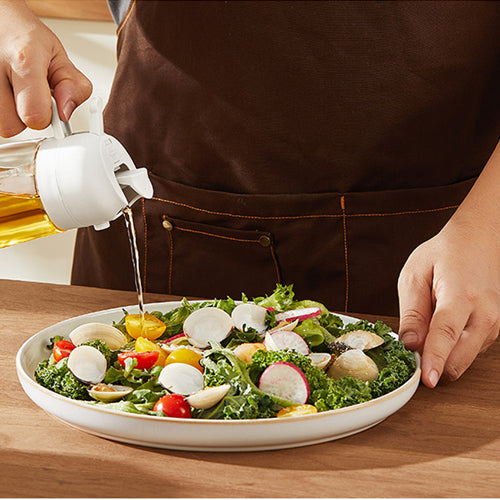 2-in-1 Glass Olive Oil Sprayer & Dispenser – 16oz for Cooking, Salad, BBQ & More