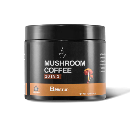 BOOSTUP Mushroom Coffee-Boosting Supplement, Supports Mental Clarity & Wellness